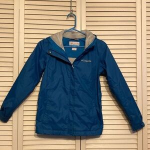 Columbia Nylon Hood Zip Windbreaker Size M